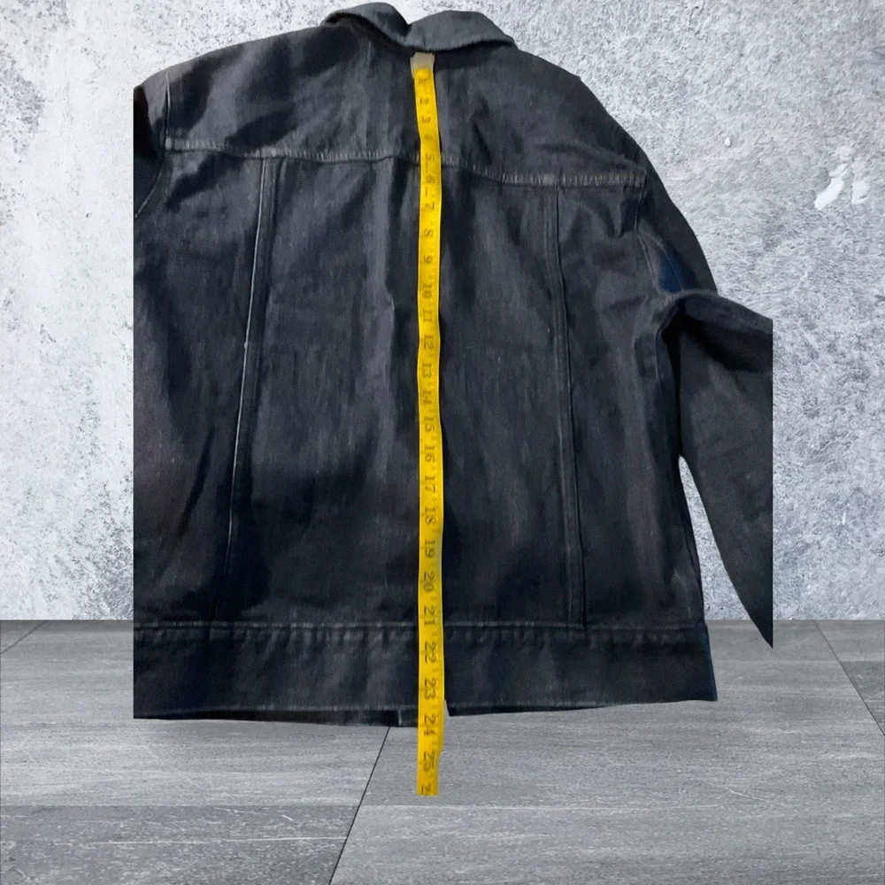 ** Calvin Klein UNISEX Indigo Blue Denim Jean Jacket - Picture 7 of 7